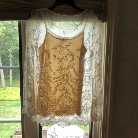 Lace long sleeve top - Picture 2 of 3